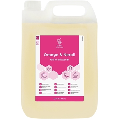 Picture of Evans Orange & Neroli Hand, Hair & Body Wash 5 Litre