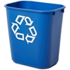 Picture of BLUE RECYCLING RECTANGULAR WASTEBASKET 12.9L