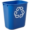 Picture of BLUE RECYCLING RECTANGULAR WASTEBASKET 12.9L