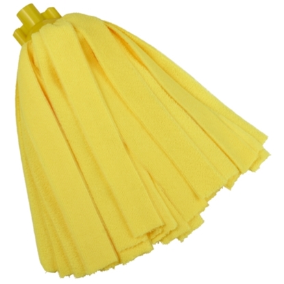 Picture of 200G YELLOW MICROFIBRE SOCKET MOP HEAD