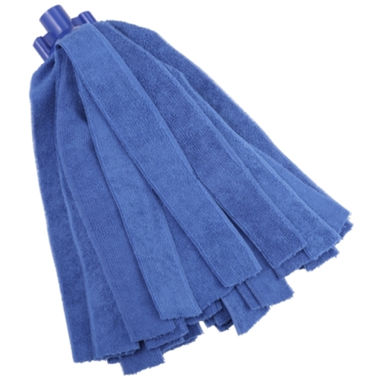 Picture of 200g Blue Microfibre Socket Mop Head