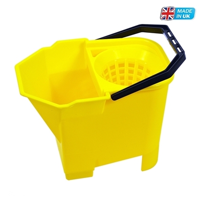 Picture of 8 LITRE YELLOW BULLDOG BUCKET & SIEVE