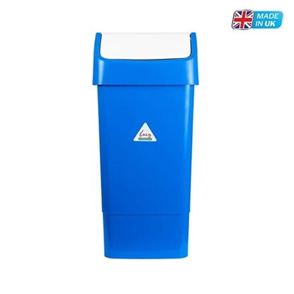 Picture of LUCY 50 LITRE BLUE SWING BIN COMPLETE