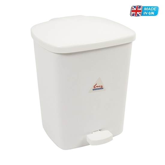 Picture of Plastic Pedal Bin 15 Litre White