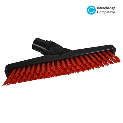 Picture of 930067 23CM GROUT BRUSH BLACK WITH RED BRISTLES