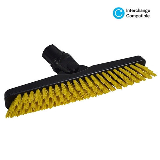 Picture of 930070 23CM GROUT BRUSH BLACK WITH YELLOW BRISTLES