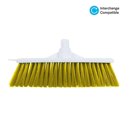 Picture of SYR 300MM (12") SOFT PUSH BROOM HEAD YELLOW