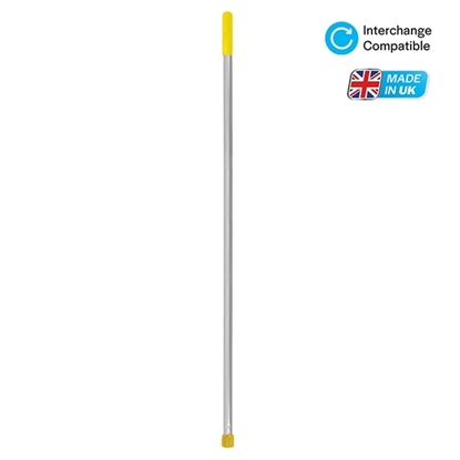 Picture of FREEDOM HEAVY DUTY INTERCHANGE HANDLE ALUMINIUM 1390MM (54")- YELLOW