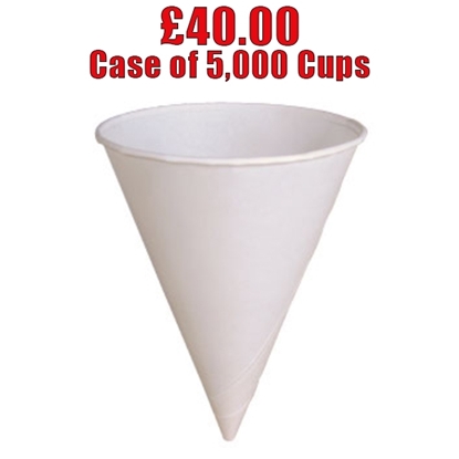 Picture of Cone Paper Water Cup 4OZ 114ML - CLEARANCE SALE
