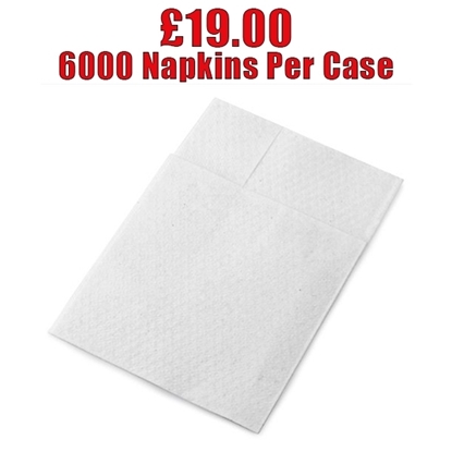 Picture of Swantex Compact Dispenser Napkins 1 ply White - CLEARANCE SALE