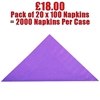 Picture of Swantex Purple Napkins 33cm 2 ply - CLEARANCE SALE