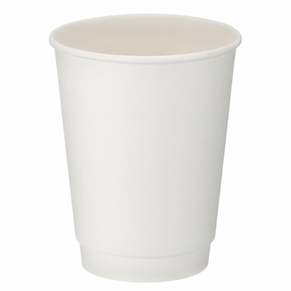 Picture of 12oz Double Wall Cup (White) PE Lined (500)