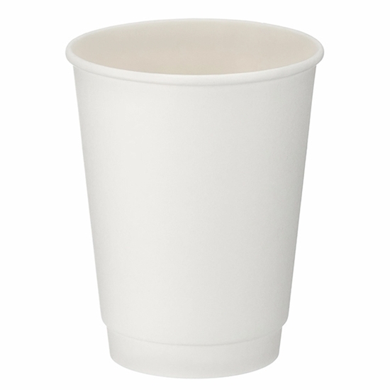 Picture of 12oz Double Wall Cup (White) PE Lined (500)