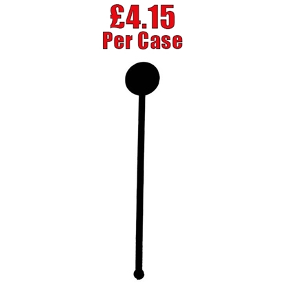 Picture of 18cm Disc Stirrers - Black - CLEARANCE SALE