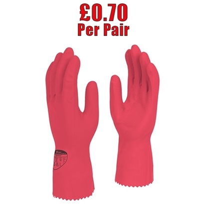 Picture of Optima Domestic Glove Pink Size 8 - CLEARANCE SALE