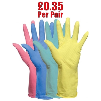 Picture of Red X-Large Household Gloves - CLEARANCE SALE