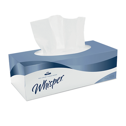 Picture of Whisper Facial Tissues 2 Ply White