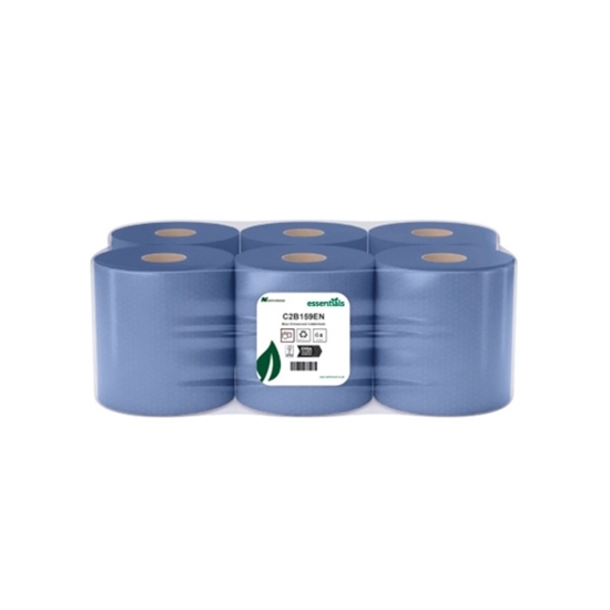 Picture of C2B159EN[150x90mm) x6 2PLY BLUE C/FEED( embossed)